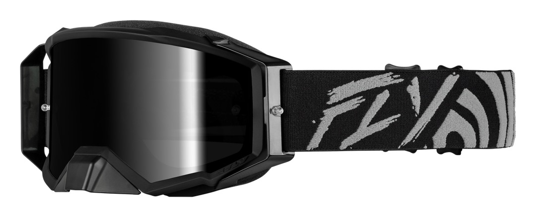Fly Racing Zone Elite Goggles Black Mirror/Smoke