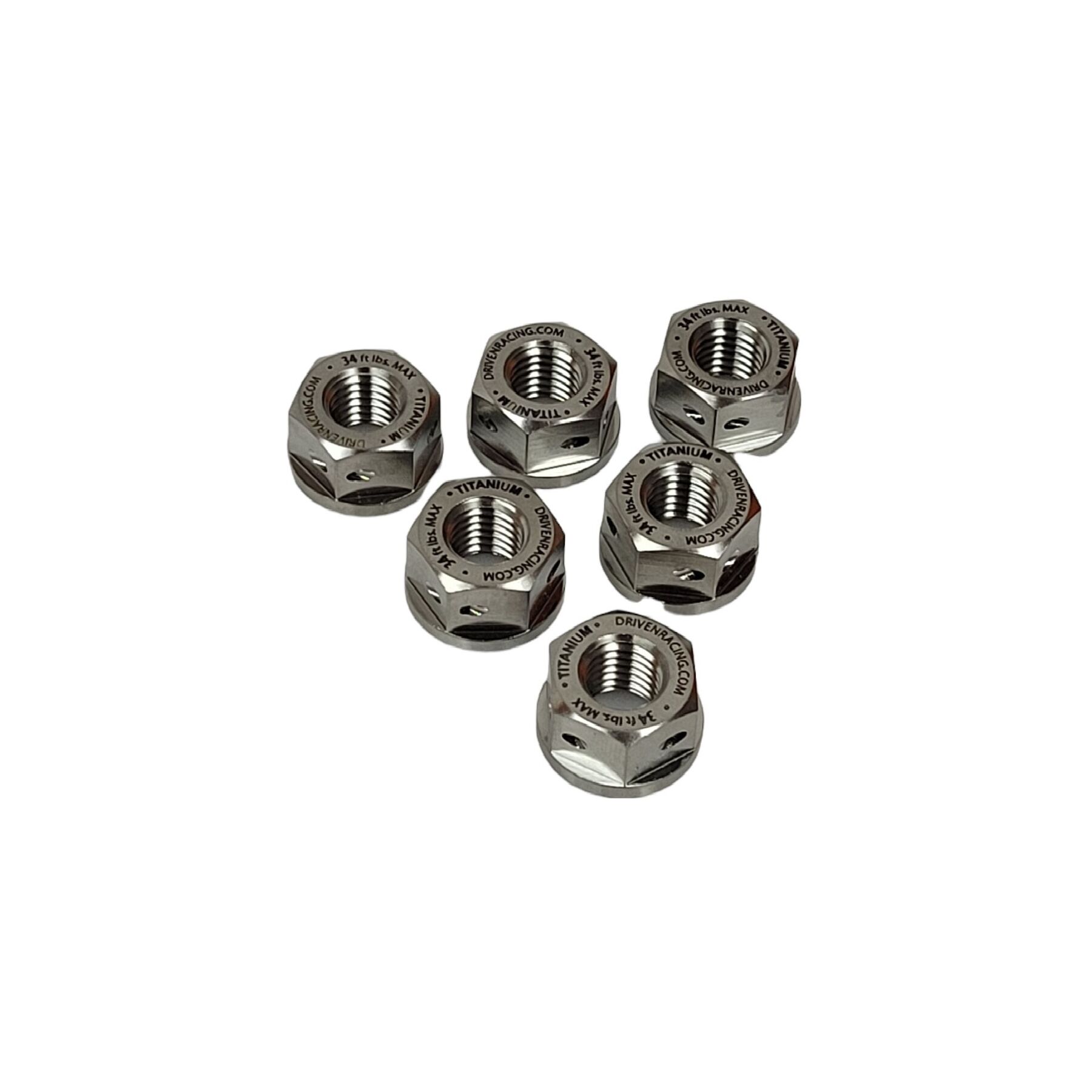 Driven Racing Titanium Sprocket Nuts