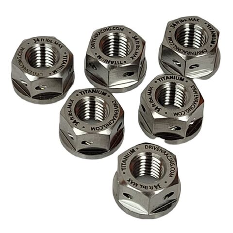 Driven Racing Titanium Sprocket Nuts