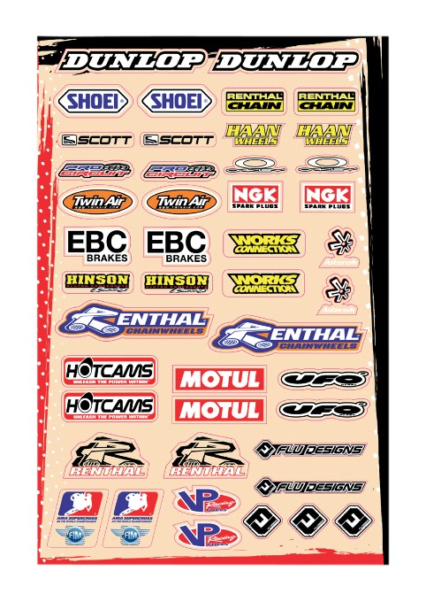 FLU Designs Decal Logo Kit B Kit