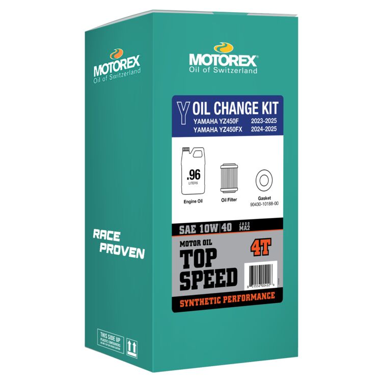 Motorex Top Speed Oil Change Kit Yamaha YZ450F / FX 2023-2026