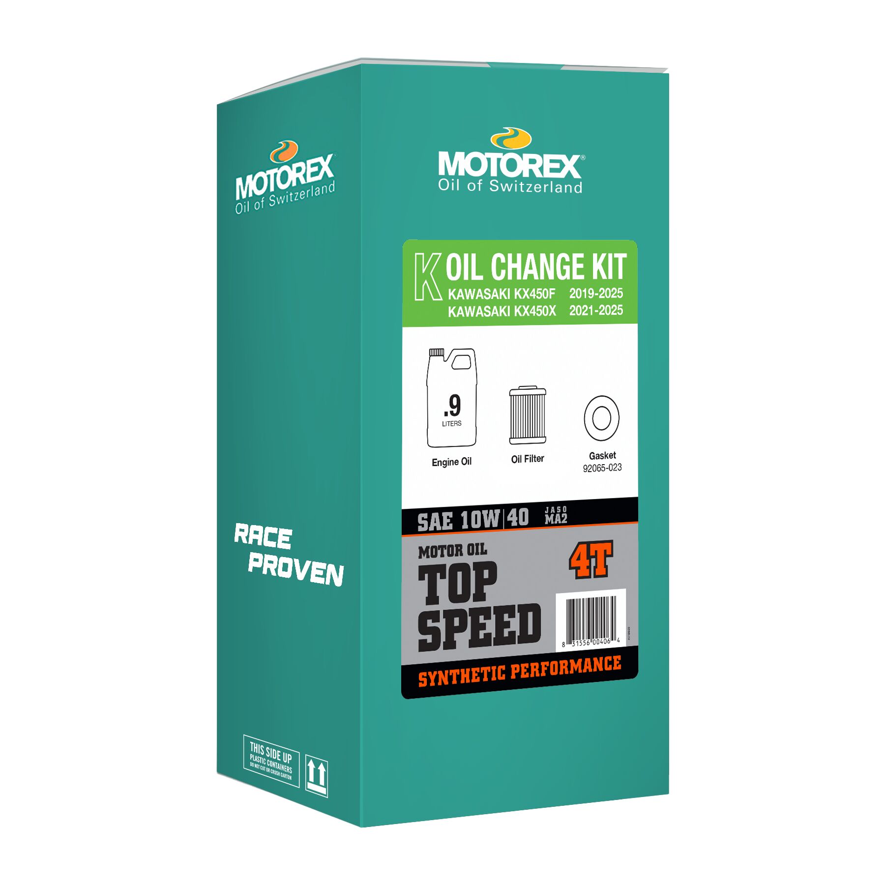 Motorex Top Speed Oil Change Kit Kawasaki KX450 / X 2019-2026