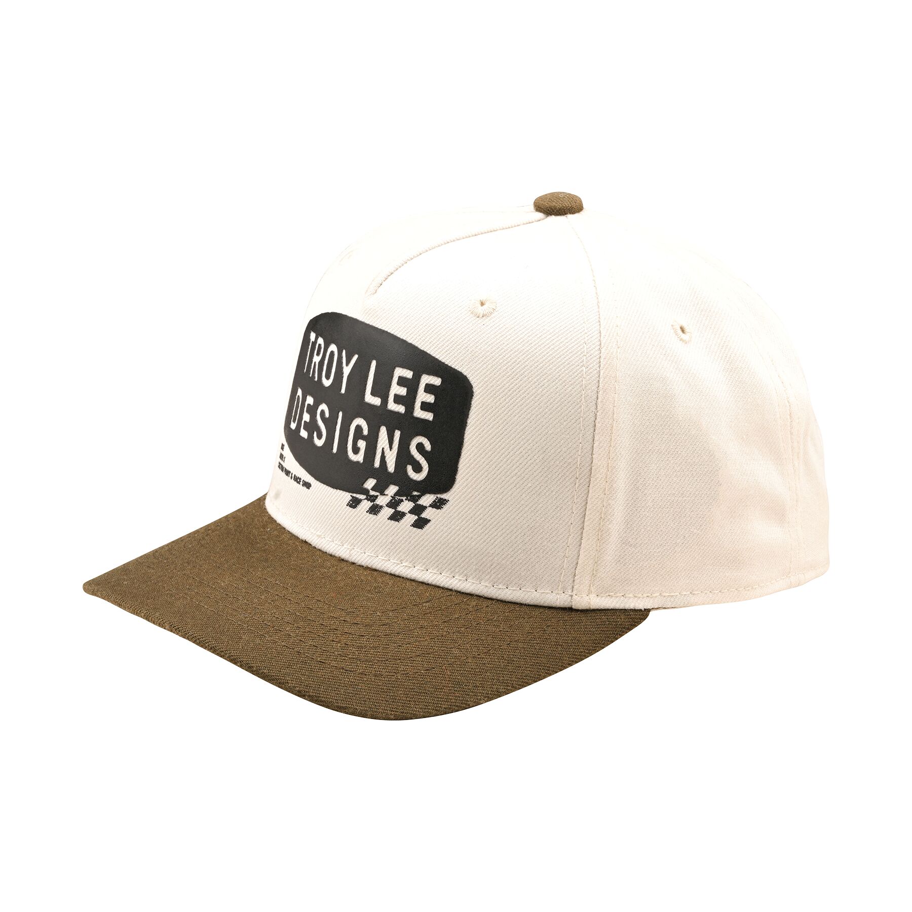 Troy Lee Stamp Curved Snapback Hat