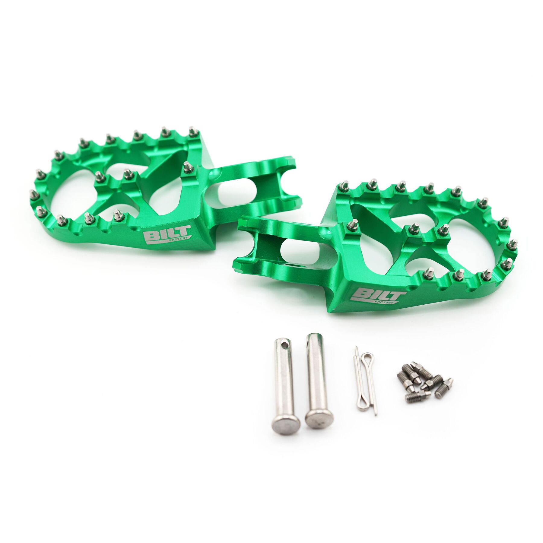 BILT FACTORY MX Foot Pegs Kawasaki KX250 / X / F / KX450 / X / F