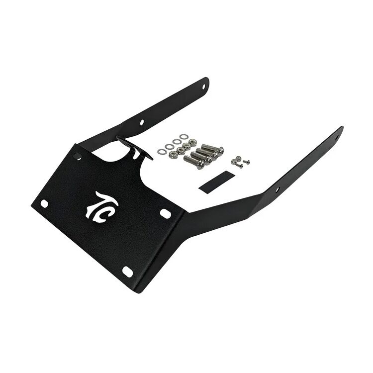 TC Bros License Plate Relocation Bracket For Harley Softail FXFB/S 2018-2023