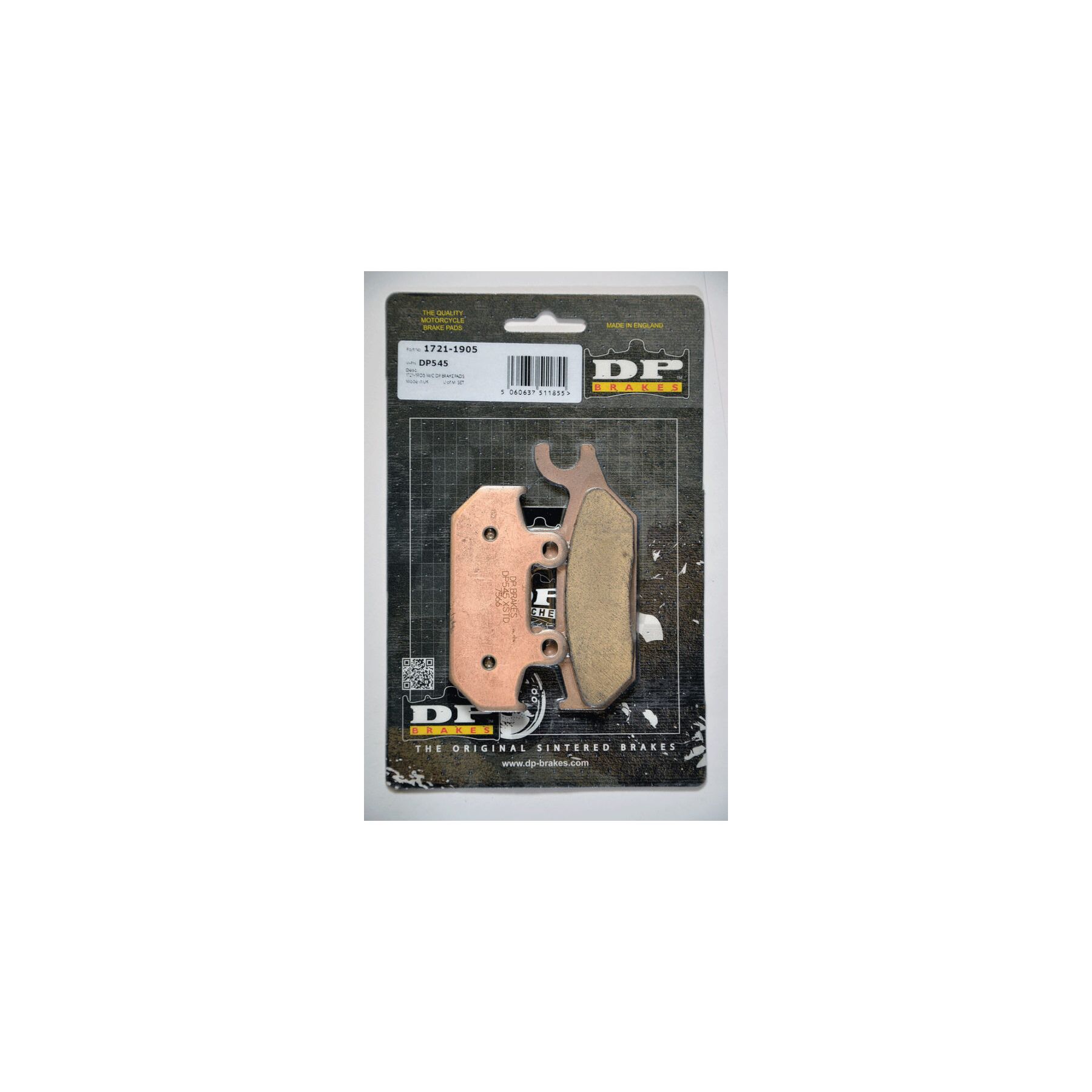 DP Brakes Sintered Front Brake Pads DP545