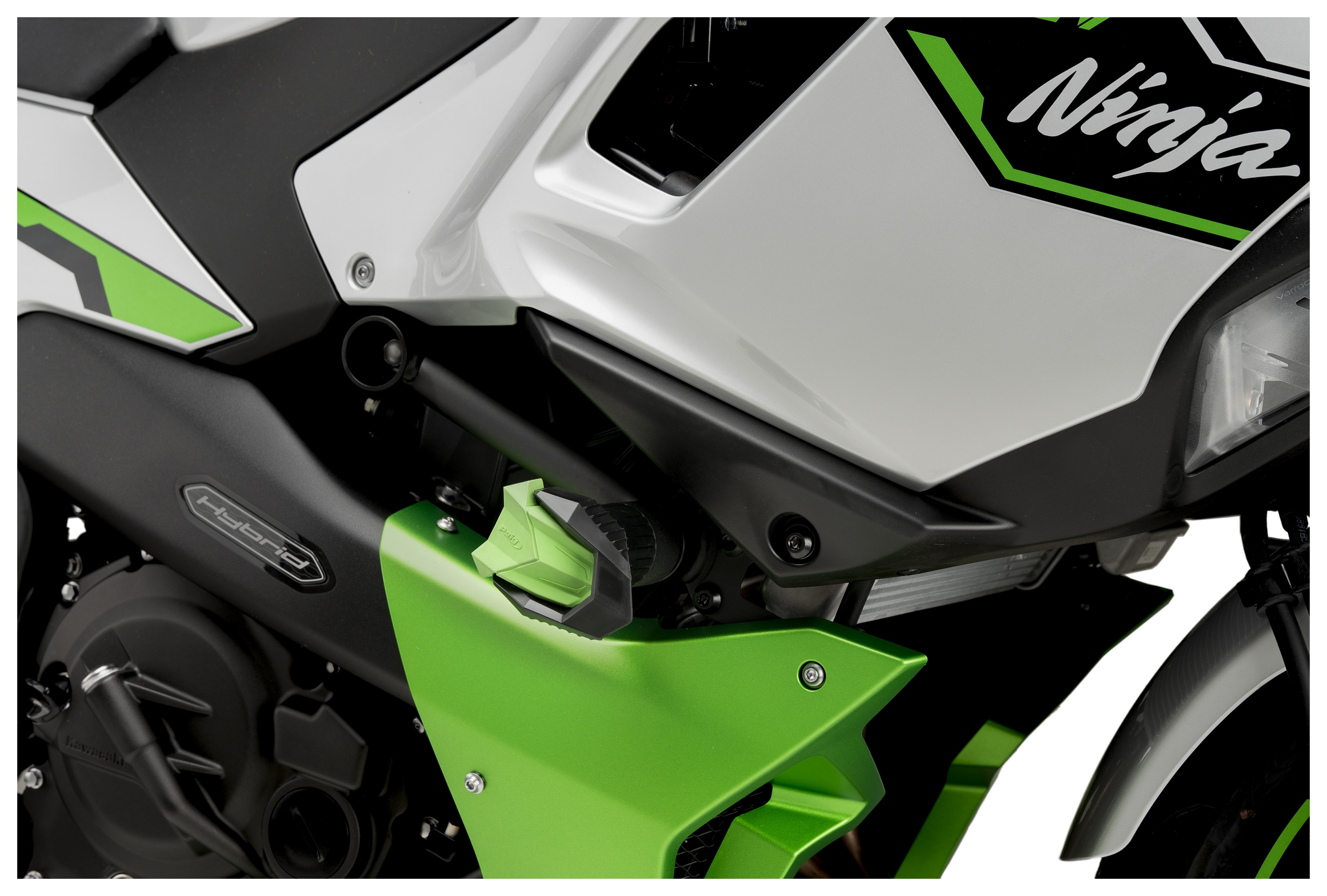Puig R19 Frame Sliders Kawasaki Ninja 7 Hybrid 2024 | 5