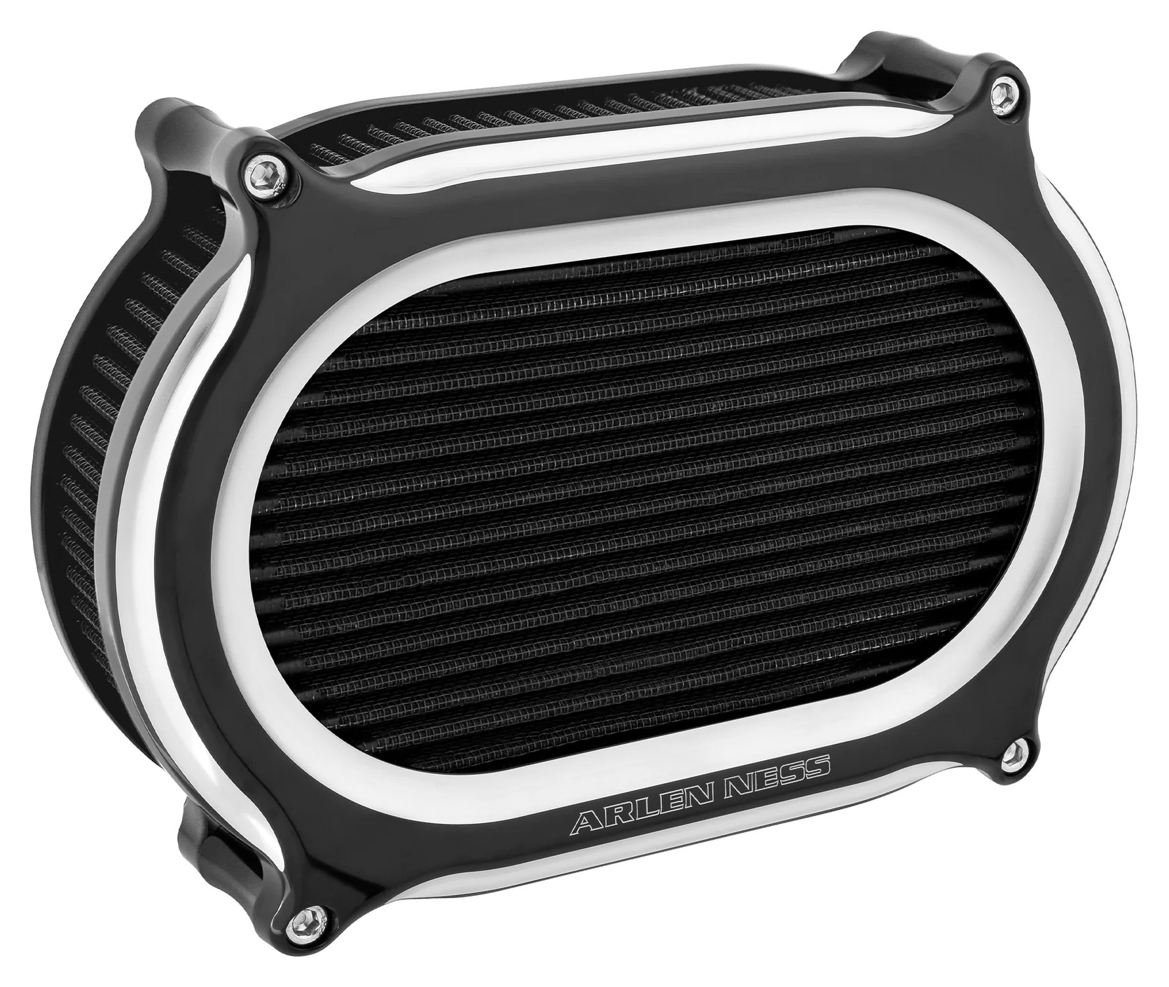 Arlen Ness Stage II Oval Air Cleaner Kit For Harley Touring / Softail 2023-2025 N/A