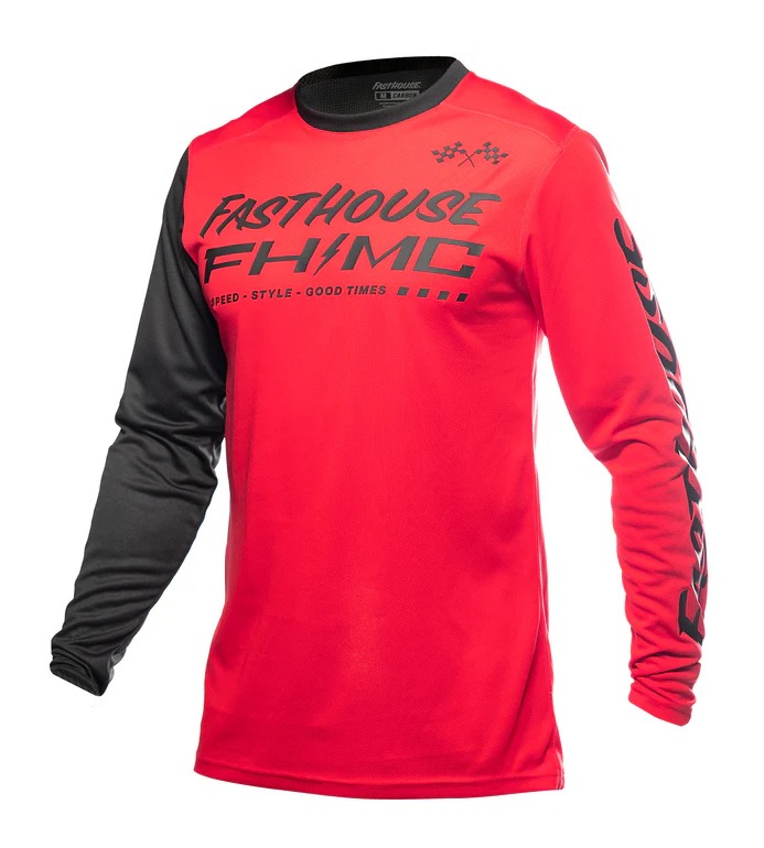 FastHouse CARBN METHOD JRSY REDBLK 