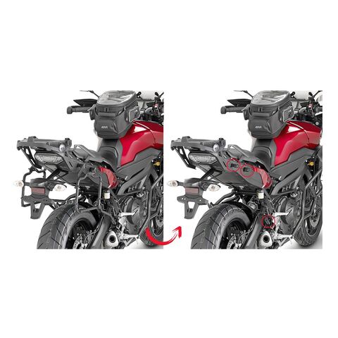 Givi PLR2122 Rapid Release Side Case Racks Yamaha FJ-09 2015-2017 Black [Blemished - Very Good]