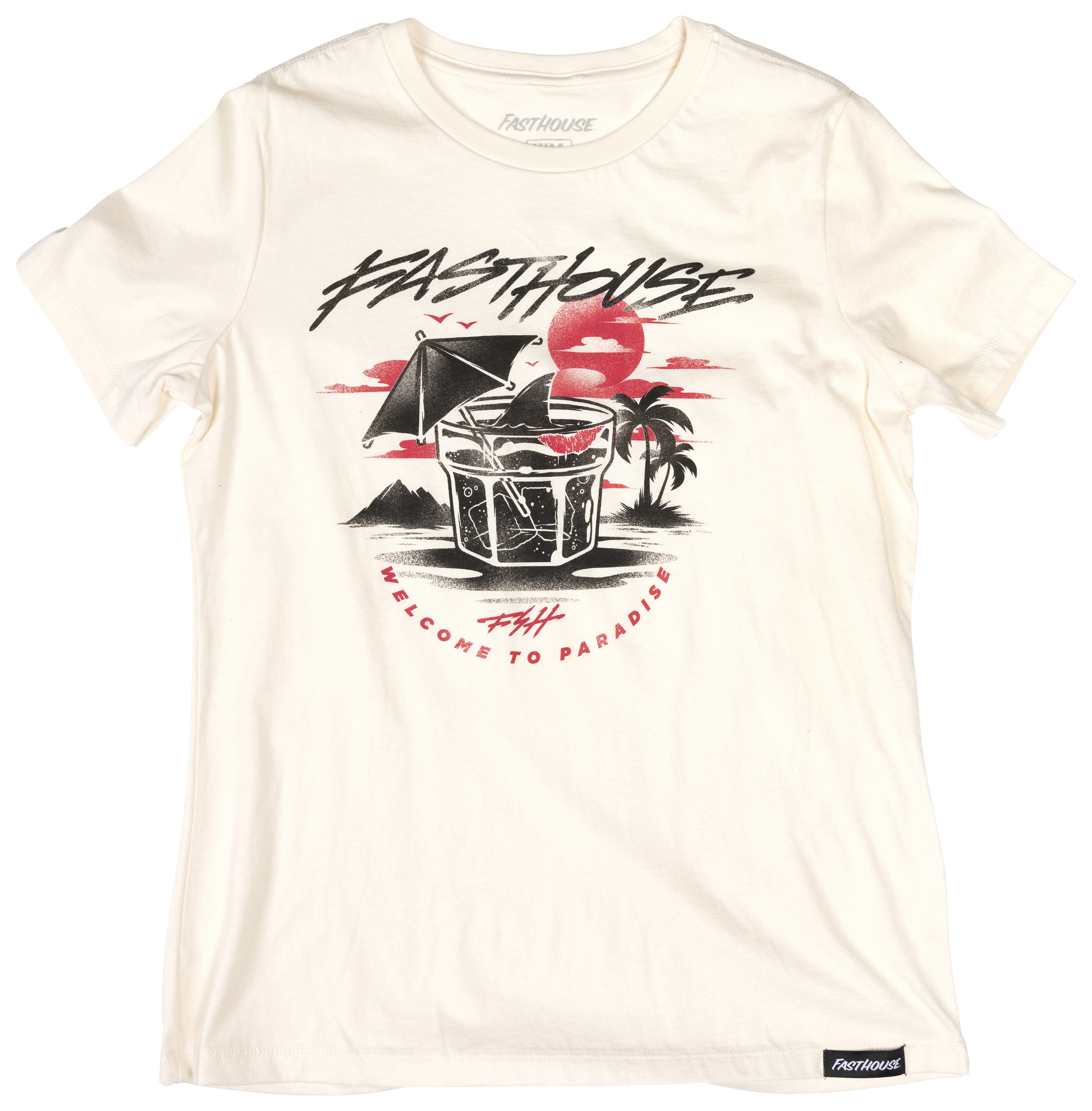 FastHouse WMN HIDEOUT SS TEE NATURL 