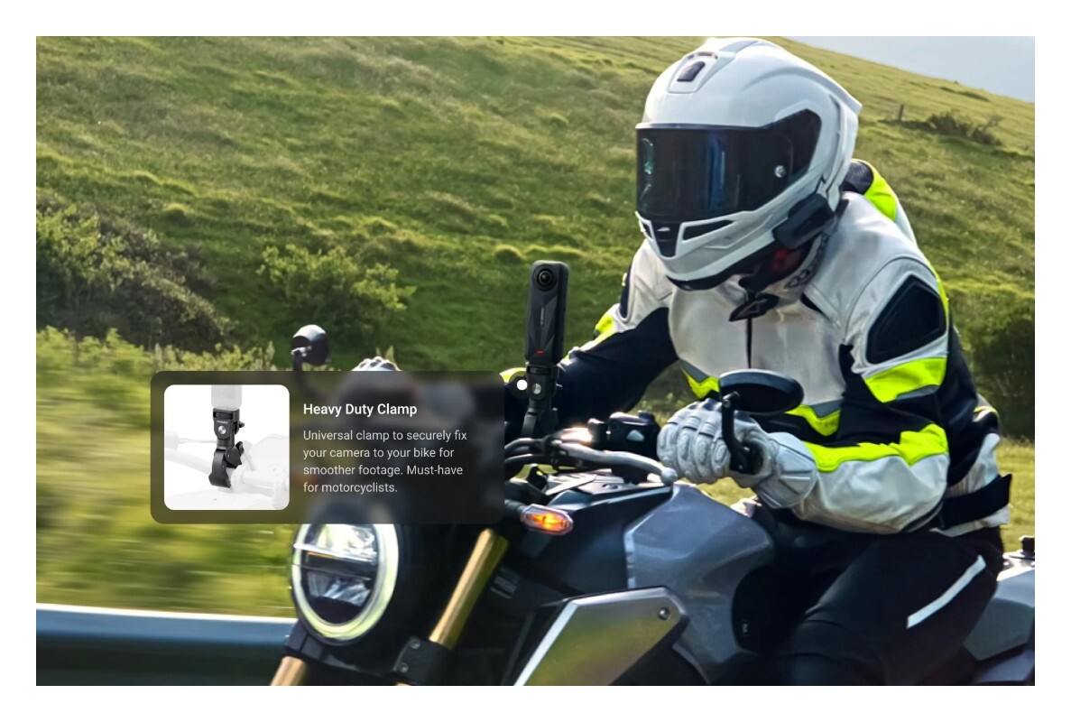 Insta360 X4 Motorcycle Kit | Klik voor de beste prijs