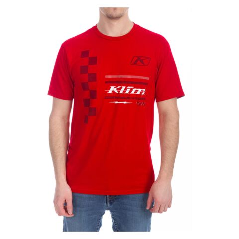 Klim Checkered Flag Tri-Blend T-Shirt