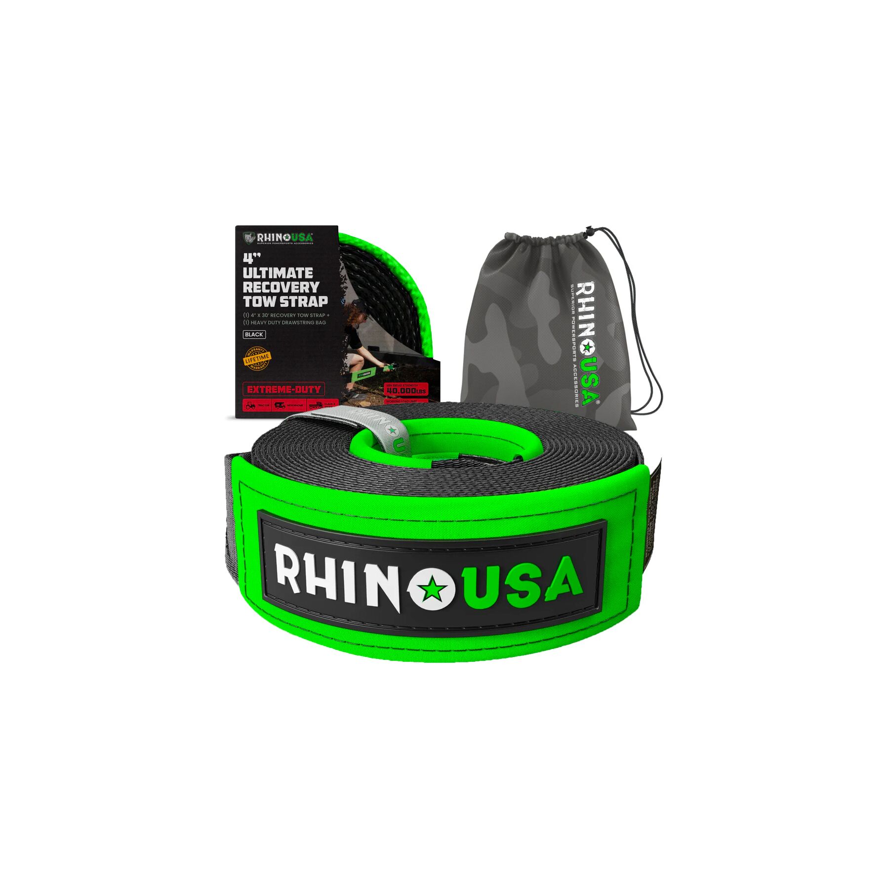 Rhino USA Ultimate Recovery Tow Strap