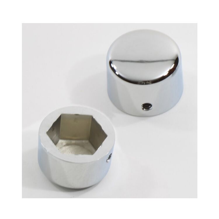 Milwaukee Twins Front Axle Cap Kit For Harley 1984-2006 Chrome [Open Box]