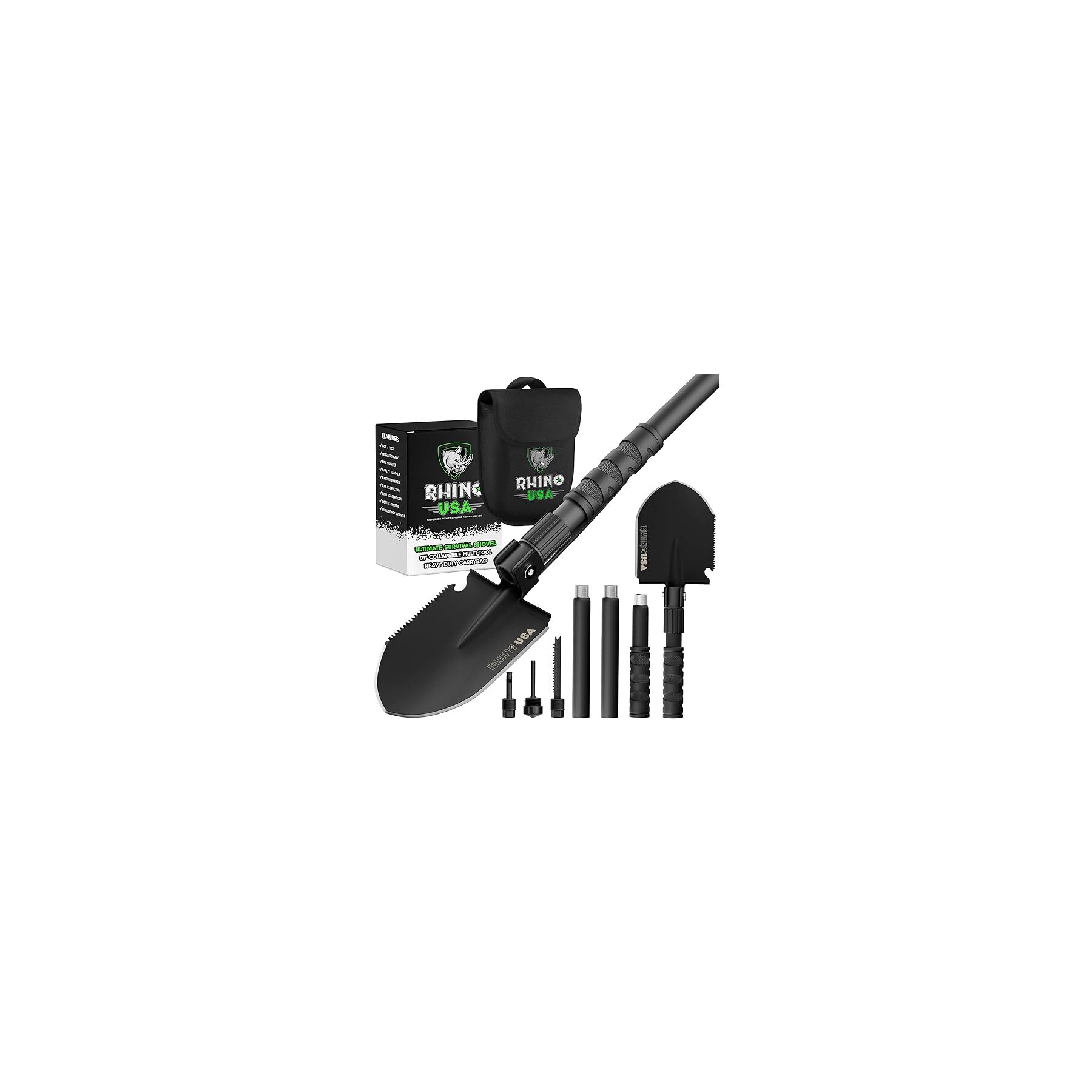 Rhino USA Ultimate Survival Shovel