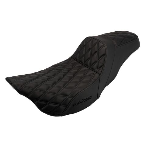 HogWorkz Rise Up Double Diamond Seat For Harley
