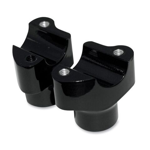 Milwaukee Twins Forged Aluminum Risers For Harley 2" Straight / Chrome [Previously Installed]