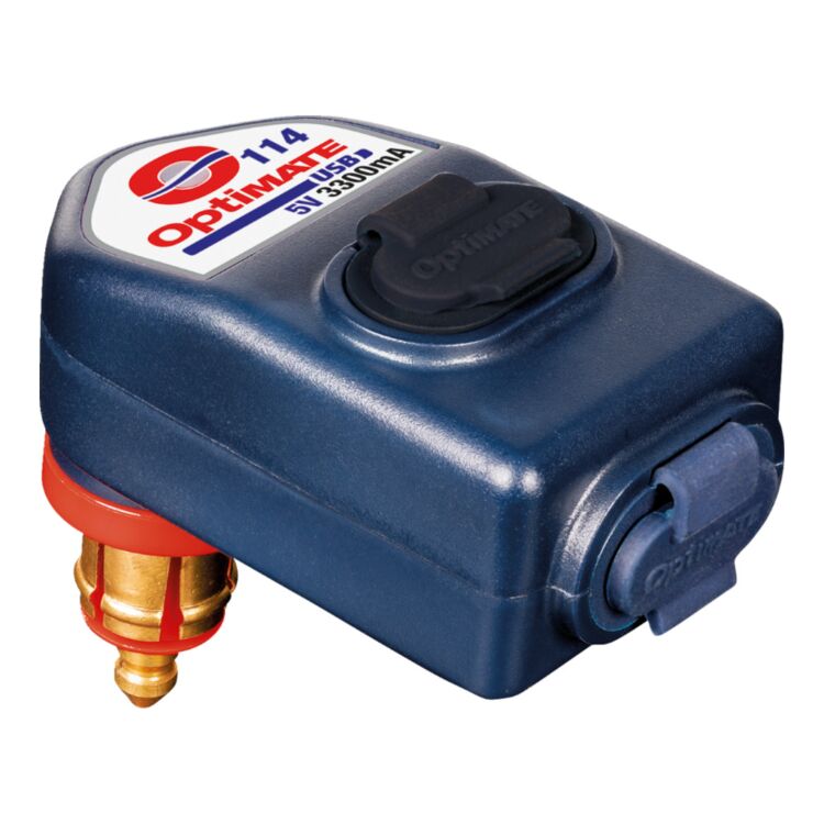 TecMate Optimate Dual USB 90 Degree DIN Charger