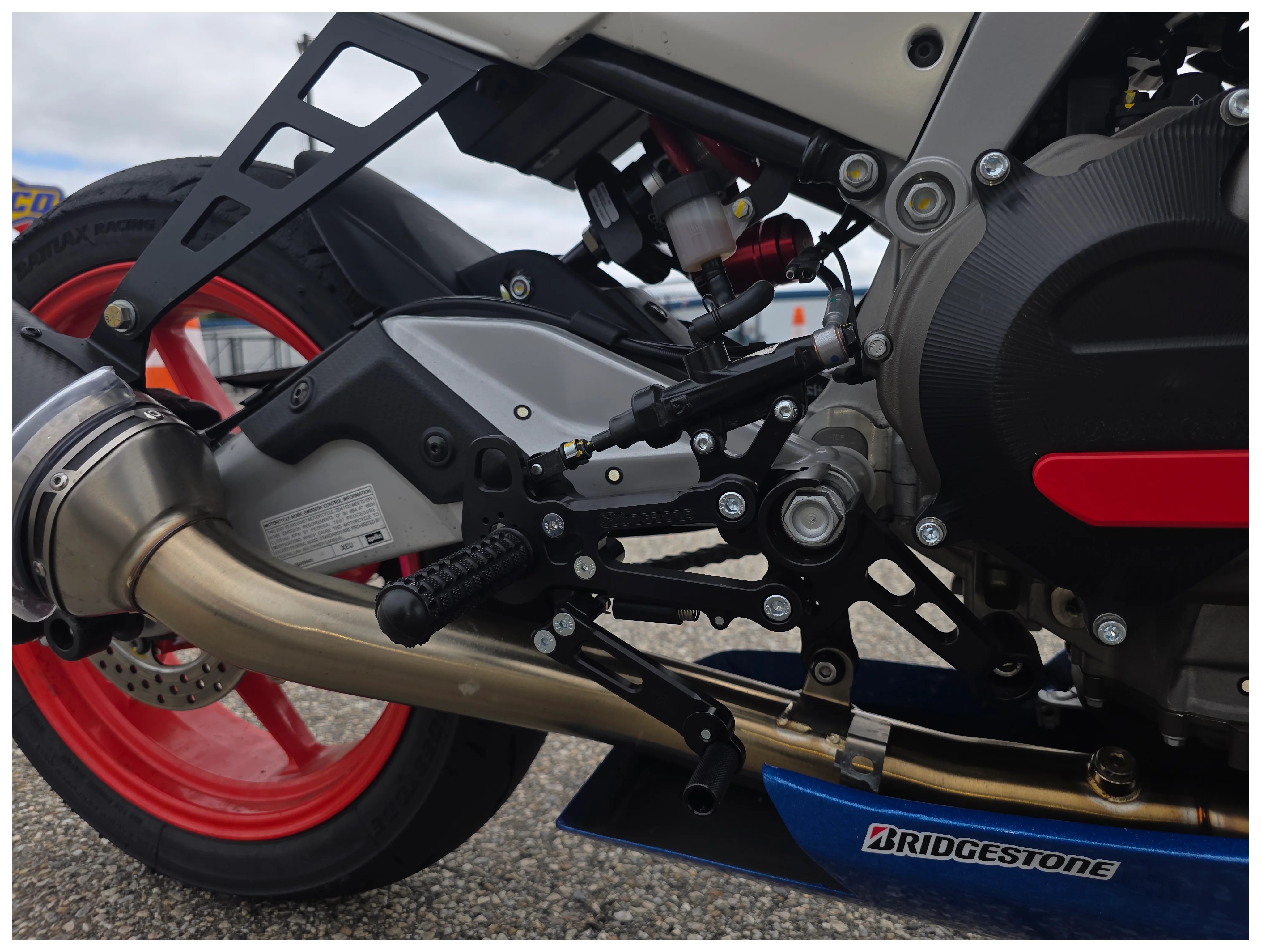 Woodcraft Rearset Kit Aprilia RS 457 2024-2025 - RevZilla