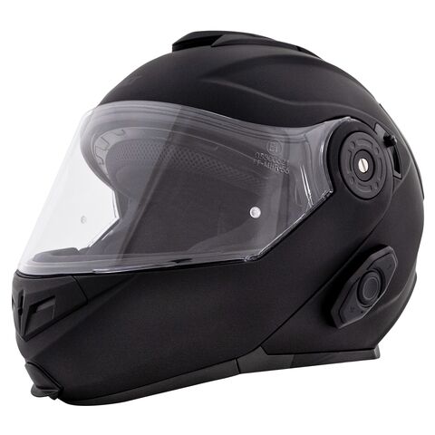 BILT Techno 3.0 Modular Sena Bluetooth Helmet Matte Black / 2XL [Blemished - Very Good]