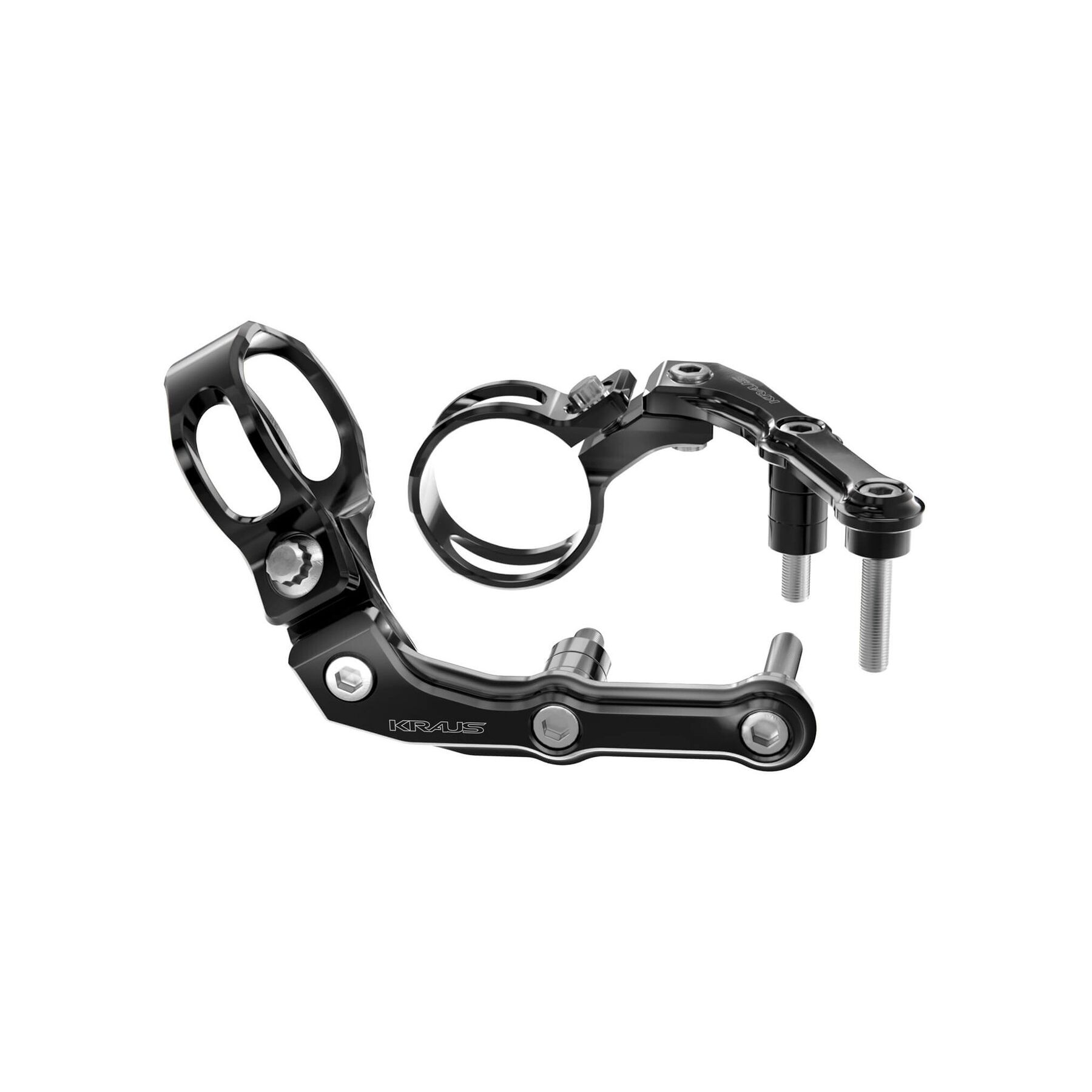 Kraus Ohlins / Fox Shock Reservoir Clamps For Harley Touring 2014-2025