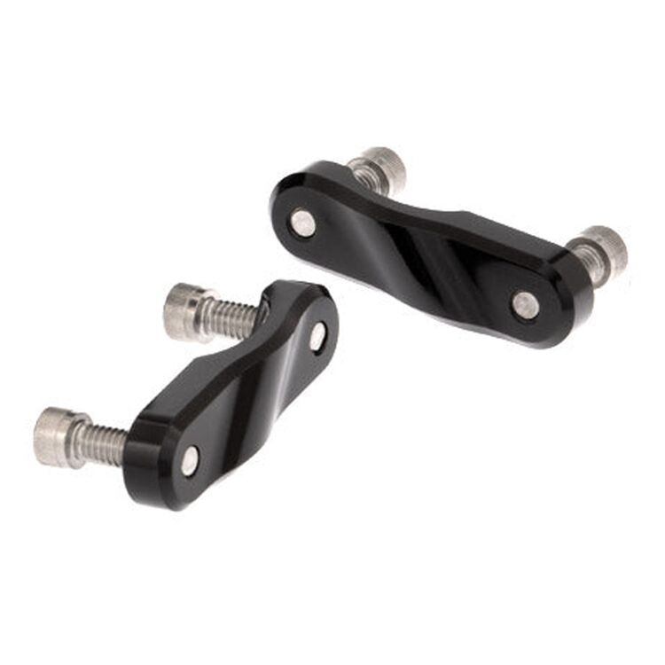 Kraus Front Remote Reservoir Saddlebag Guard Brackets For Harley Touring 2014-2025
