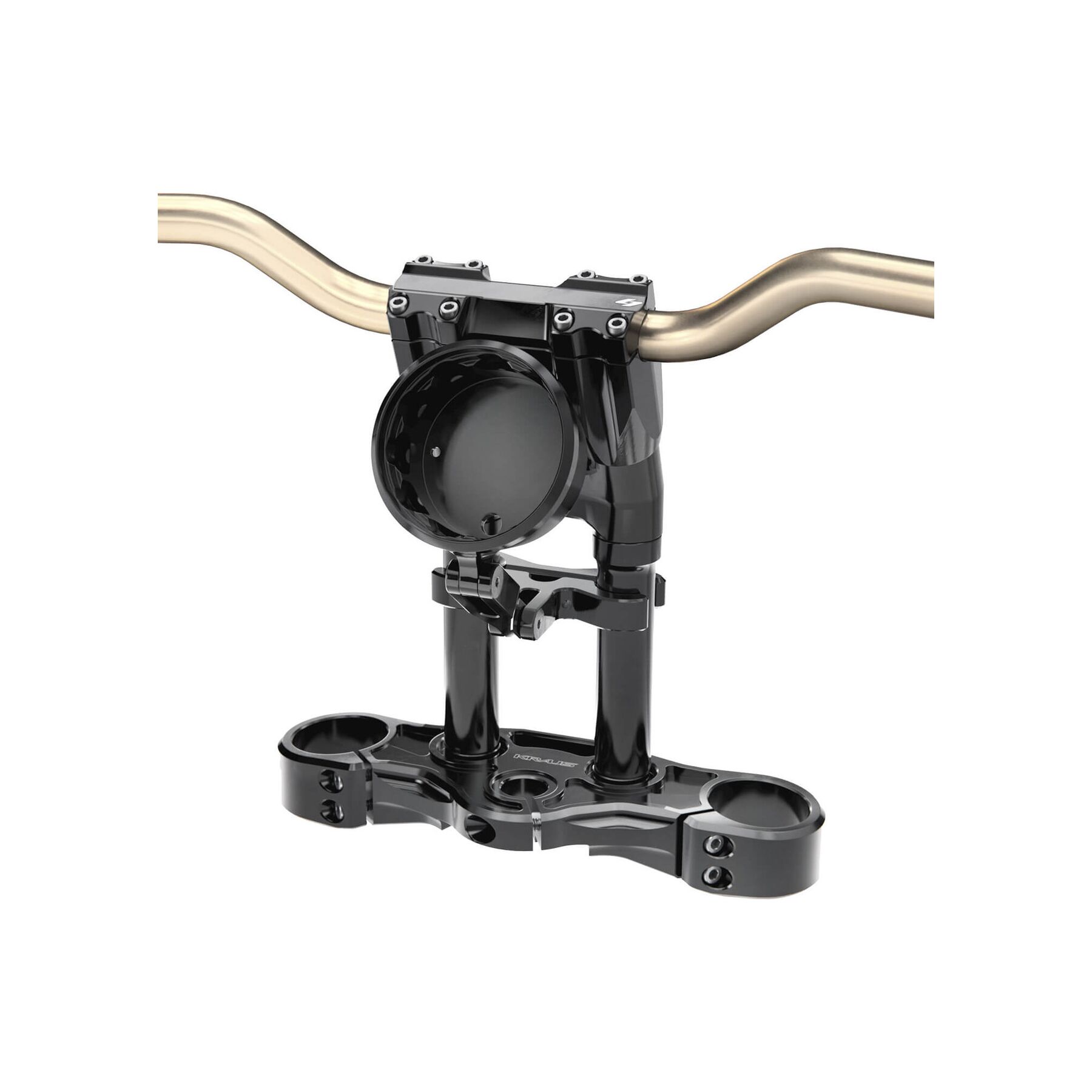 Kraus Bully S Pro Handlebar Kit With Billet Top Tree For Harley Low Ri