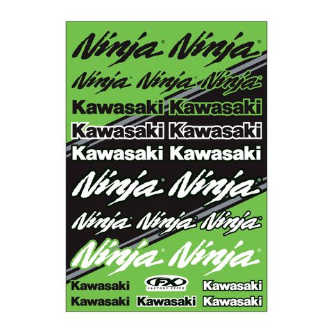 Factory Effex Kawasaki Ninja Sticker Sheet
