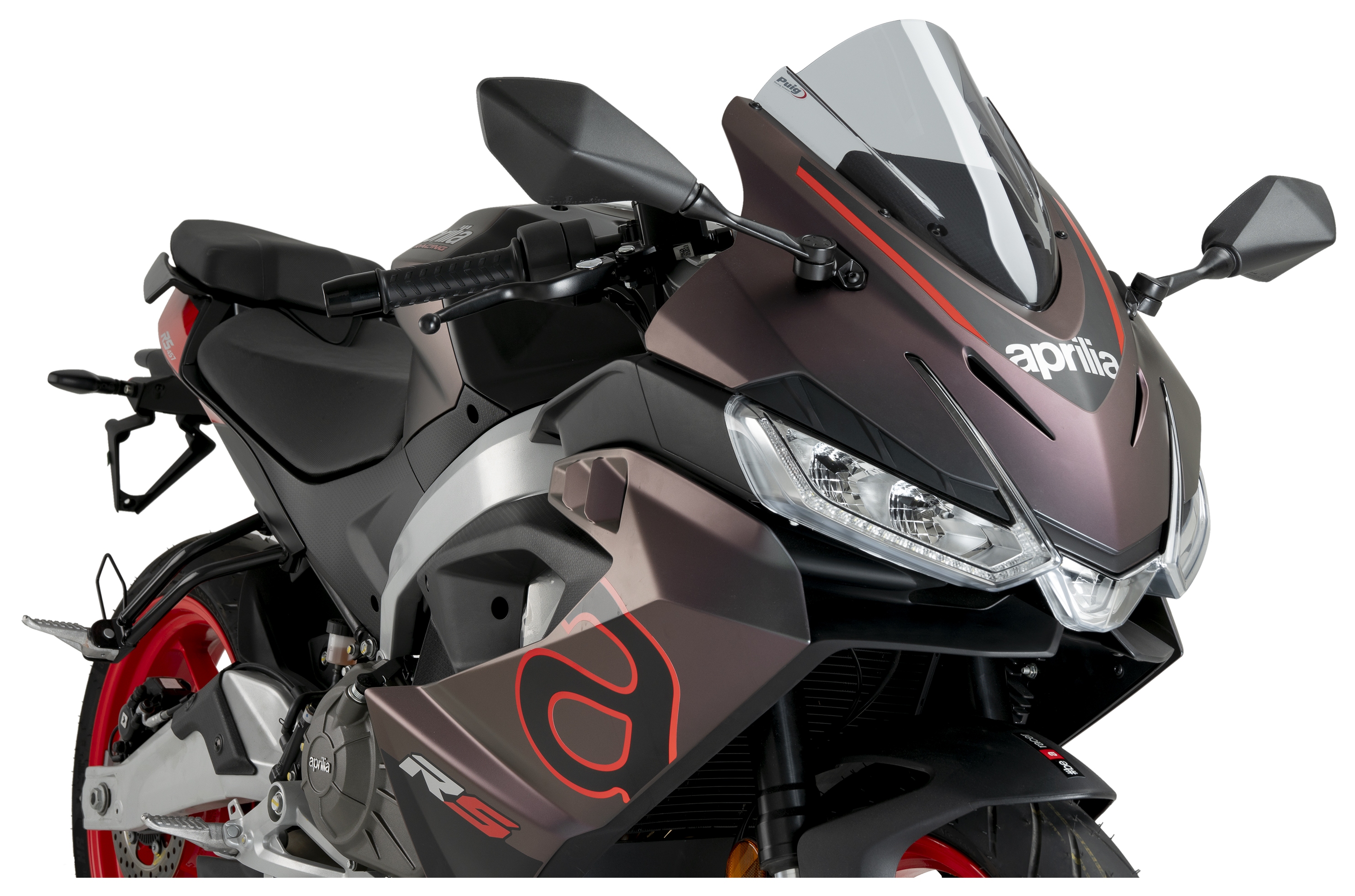 スピードガン Puig Z-Racing Windscreen Aprilia RS 457 2024-2026 - RevZilla