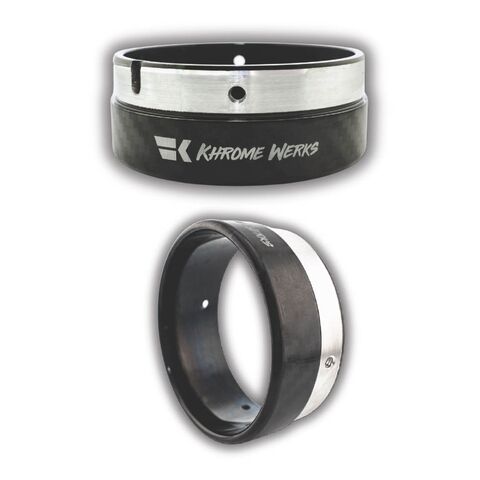 Khrome Werks Billet Tip With Digital Etch For Khrome Werks 4-1/2" Mufflers