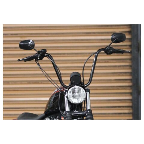 Burly Handlebar Cable Installation Kit For Harley Dyna Wide Glide 2007-2008, 2010-2011 Black / 14" Ap... [Open Box]