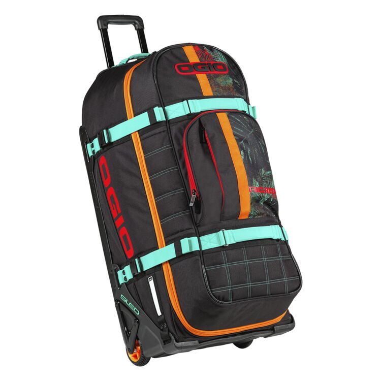 Black/Orange/Teal/Red