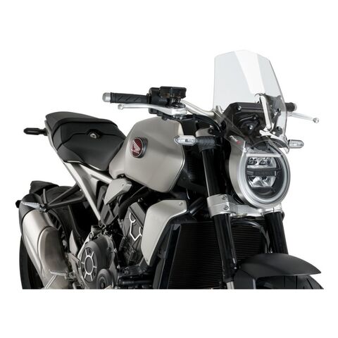 Puig Naked New Generation Windscreen Honda CB1000R 2021-2024 Clear [Previously Installed]
