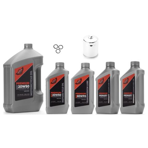 Milwaukee Twins Complete Oil Change Kit For Harley Milwaukee-Eight 2017-2026