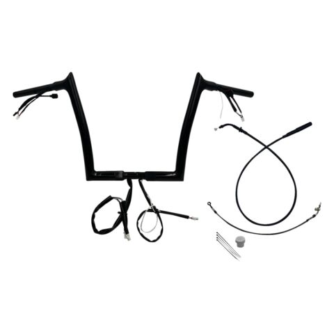 Fat Baggers Inc. 1 1/4" Wired Pointed Top Handlebar Kit For Harley FLTRX 2023-2026