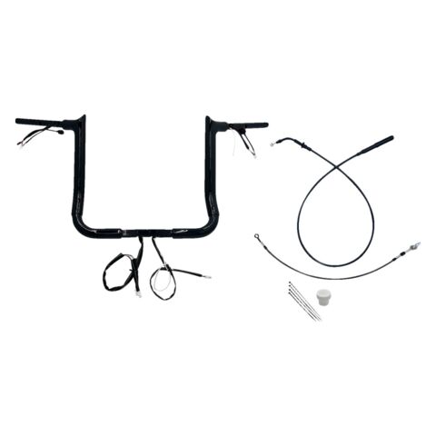 Fat Baggers Inc. EZ Install Wired 1-1/2" Pointed Top Handlebar For Harley FLHX 2023-2026