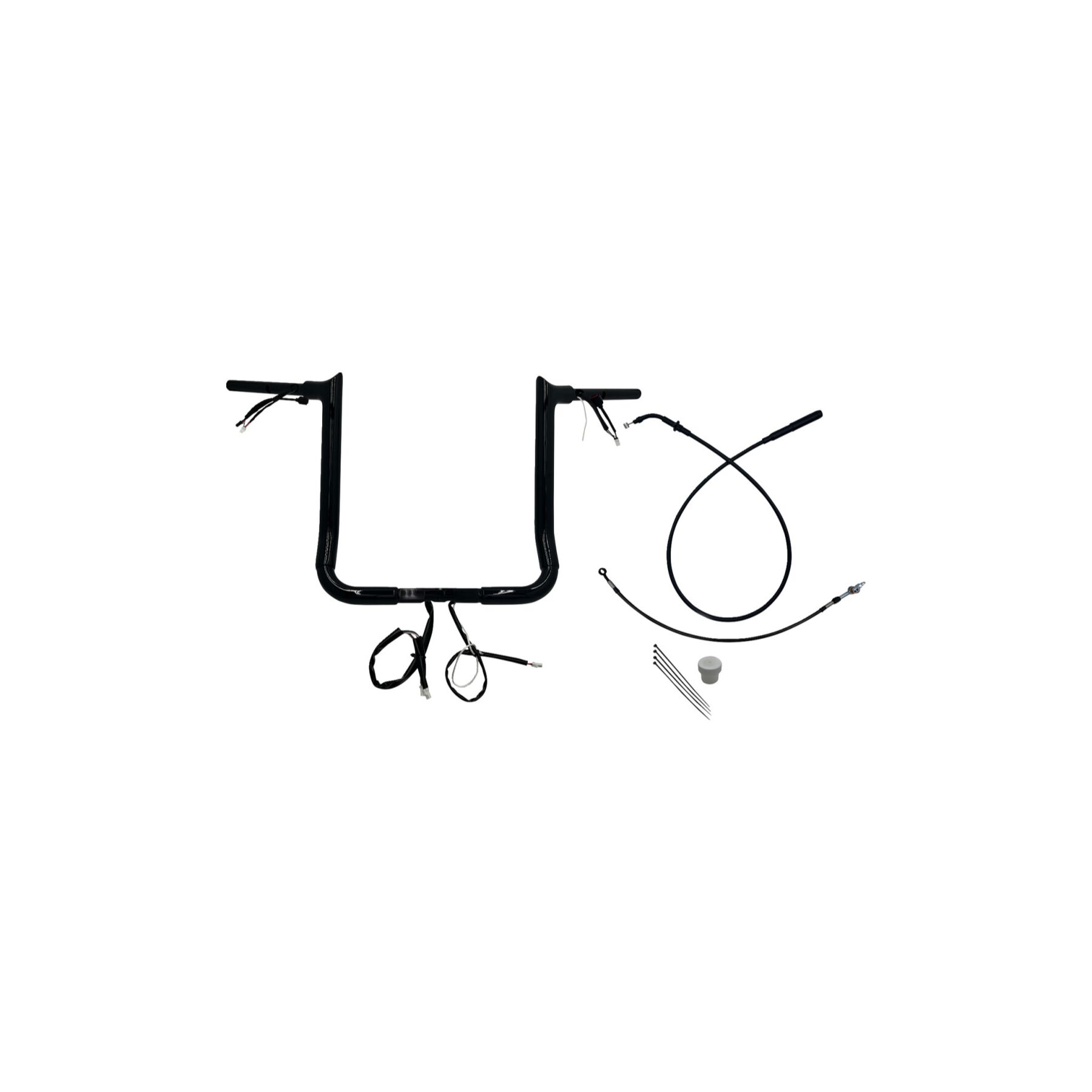 Fat Baggers Inc. EZ Install Wired 1-1/2 Pointed Top Handlebar For Harl