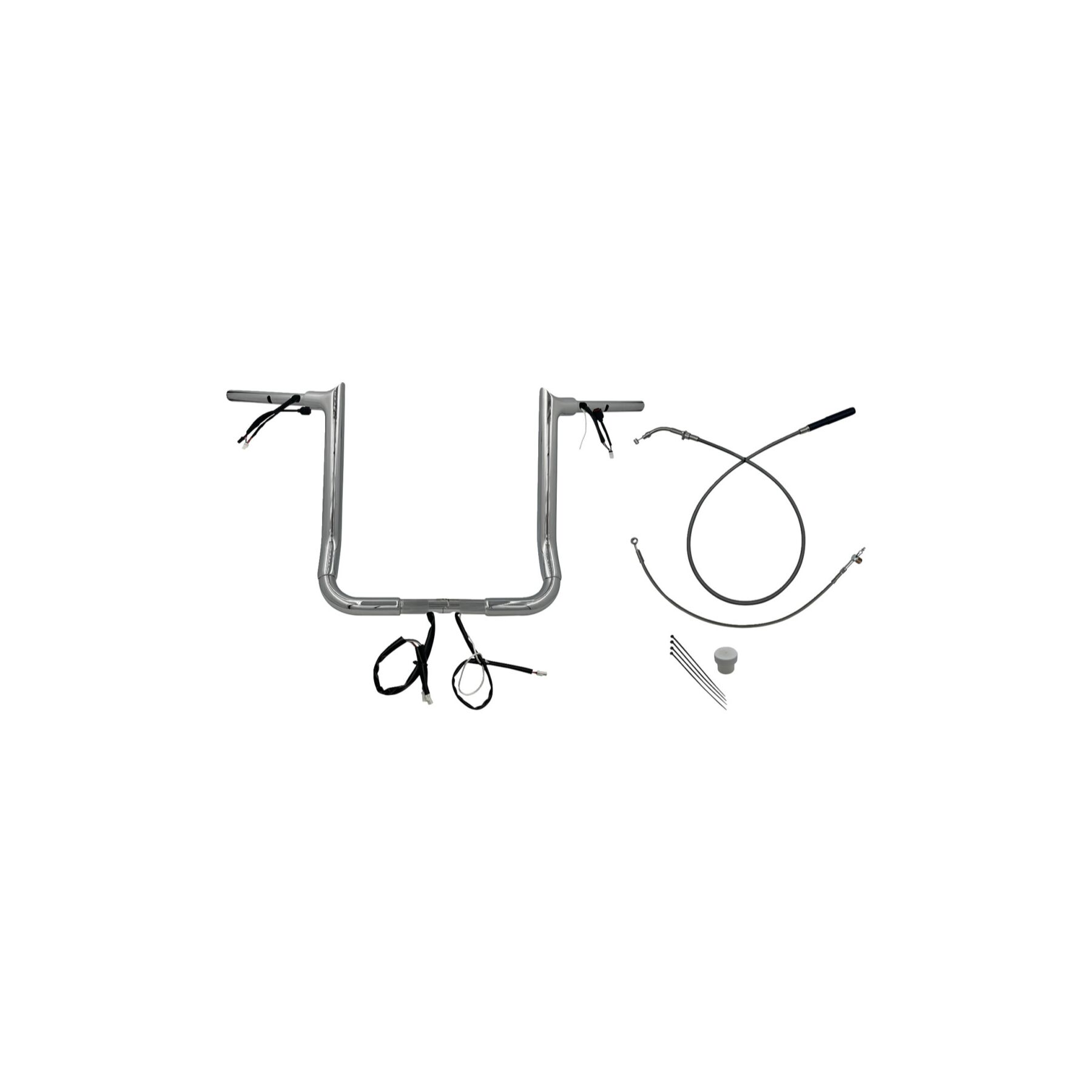 Fat Baggers Inc. EZ Install Wired 1-1/2 Pointed Top Handlebar For Harl