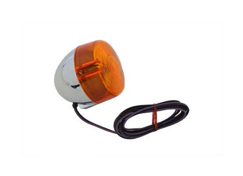 れん　白　黒　4764 V-Twin Mfg. OEM Style Turn Signal For Harley 1994-2006