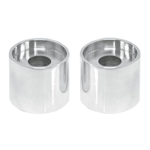 LA Choppers Handlebar Riser Extensions For Harley 1.5" Rise for 1.25" Bars / Chrome [Previously Installed]