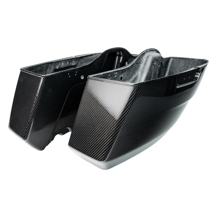 SlyFox Performance Carbon Fiber Saddlebag Bottoms For Harley FLHX / FLTRX 2023-2025
