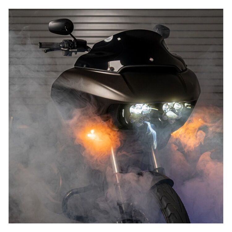 Custom Dynamics Shark Demon 2 Headlight For Harley Road Glide 2015-2025 [Open Box]