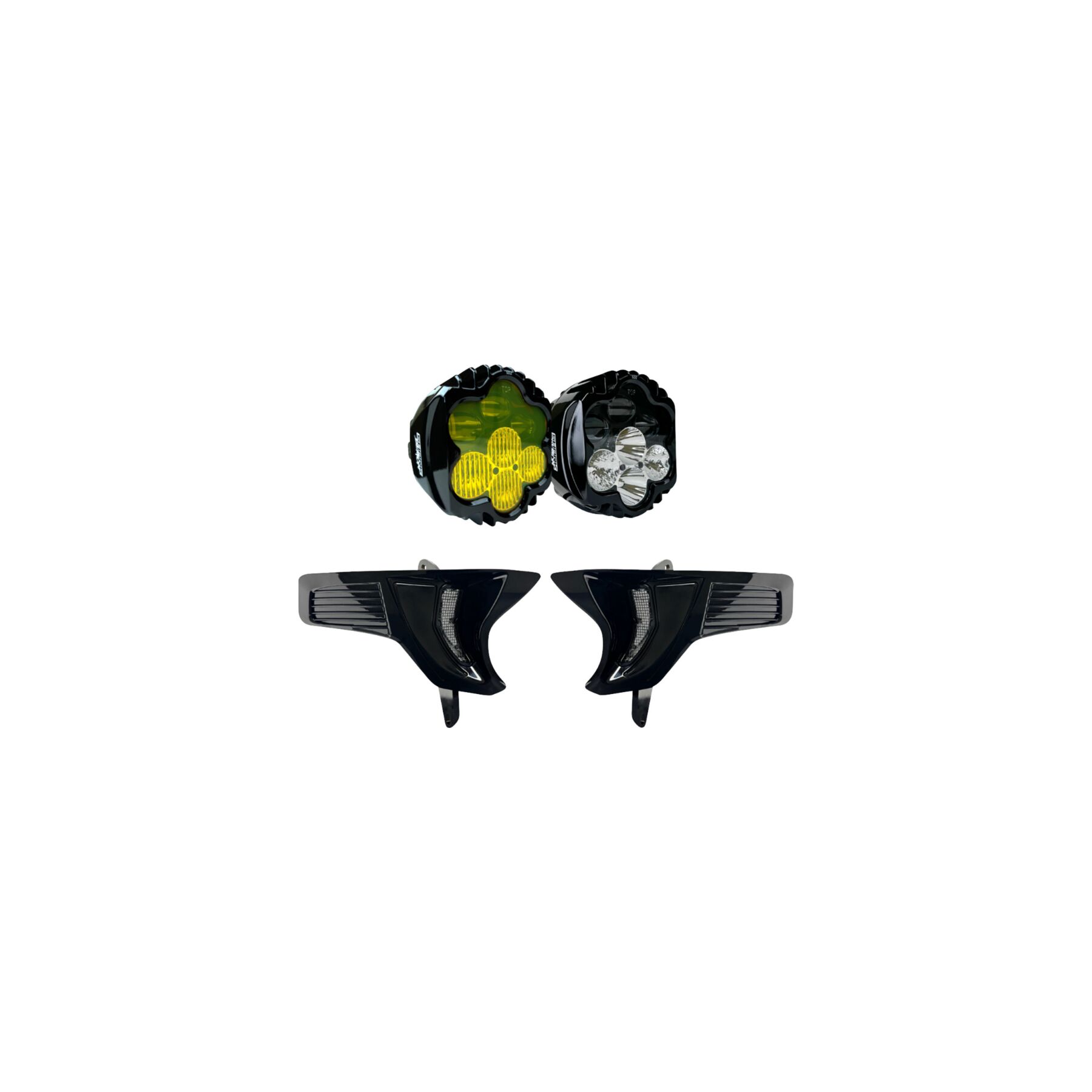 Custom Dynamics Shark Demon 2 Headlight / Fog Light With Speed Plates