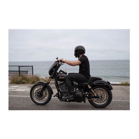 TC Bros Pro Series Modular Straight Risers For Harley 8" Rise / 1" Clamp / Black [Open Box]