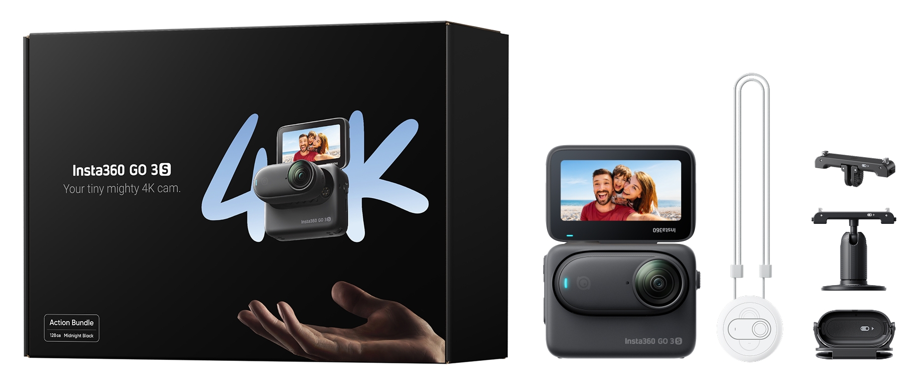 Insta360 GO 3S Action Bundle 128 GB | 22% ($91.00) Off! - RevZilla