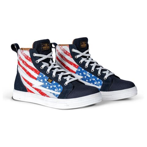 Cortech Slayer Limited Edition US Flag Shoes Blue/White/Red / 9 [Demo - Acceptable]