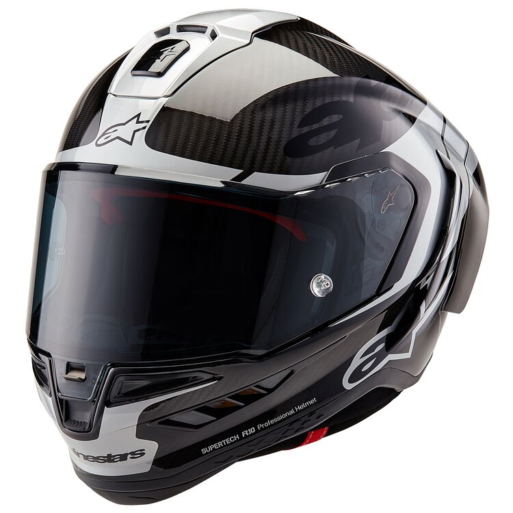 Gloss Black Carbon/Bright Red/White