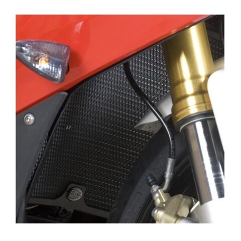 R&G Racing Radiator Guard BMW HP4 / S1000RR / S1000R 2009-2016 Black [Previously Installed]