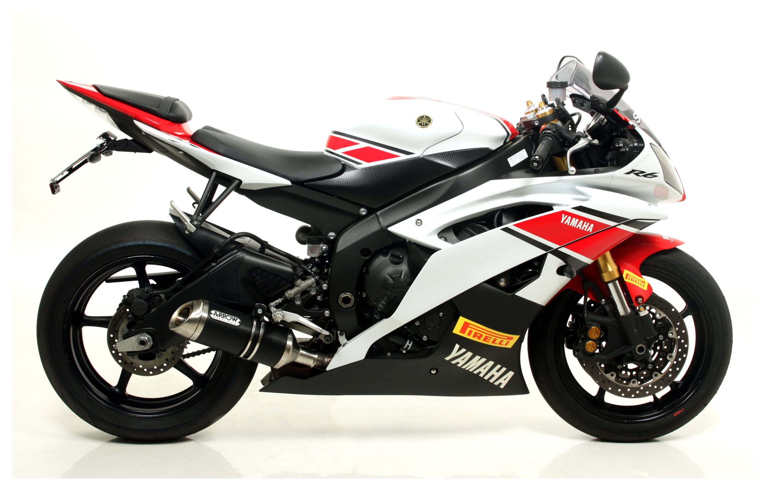 Arrow Thunder Exhaust System Yamaha R6 2012-2016 - RevZilla